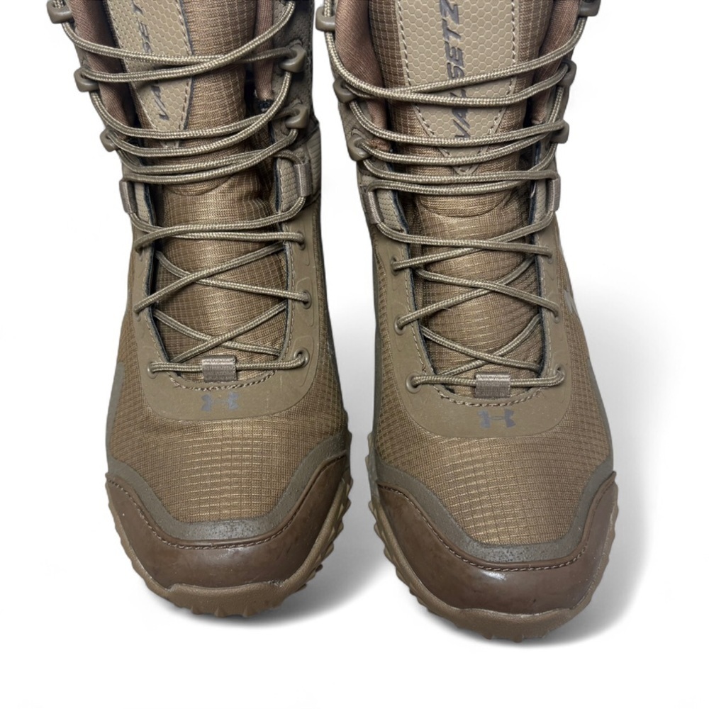 Under Armour Valsetz RTS Tactical Combat Boots Men’s 8.5 Khaki Tan Military - Picture 5 of 8